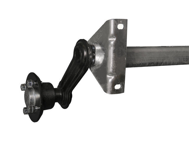 Ungebremste Anhängerachse 750kg 1700/2150/4x100