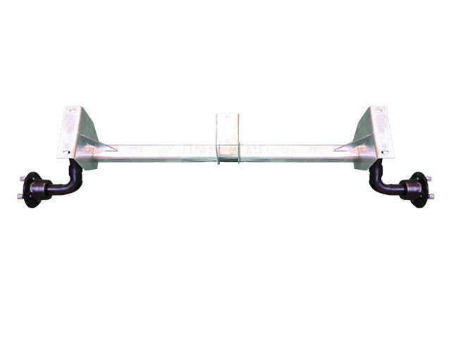 Unbraked trailer axle 750kg 940/1330/4x100
