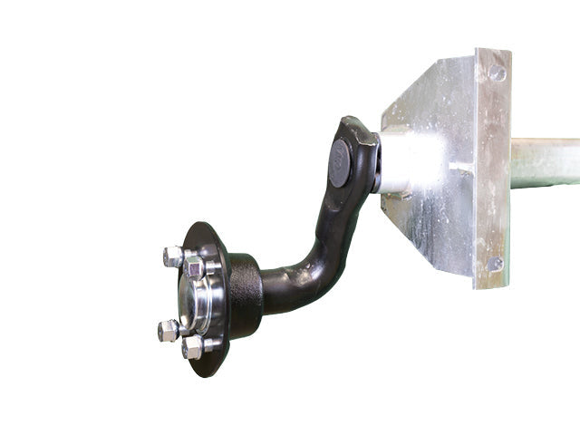 Unbraked trailer axle 750kg 940/1330/4x100