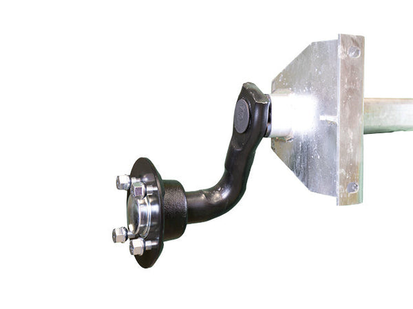 Unbraked trailer axle 750kg 940/1330/4x100