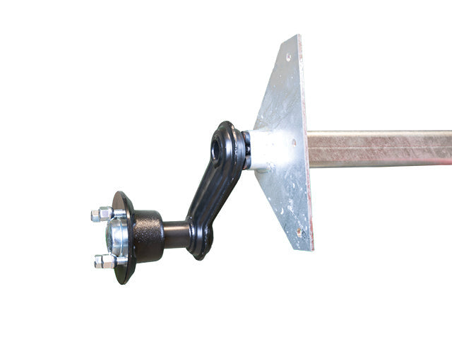 Unbraked trailer axle 450kg 930/1335/4x100