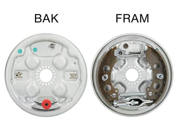 Brake backplate kit ALKO right 200x50