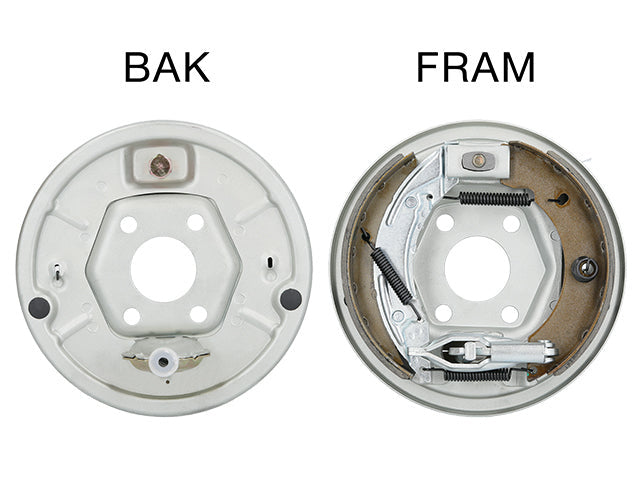 Brake backplate kit Knott left 200x50 bolt