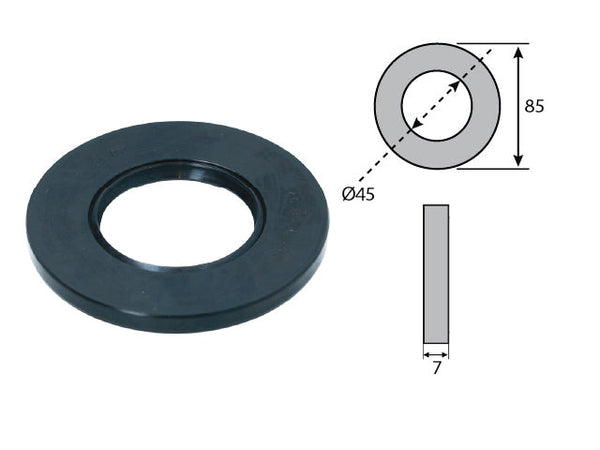 Wheel bearing seal 45x85x7