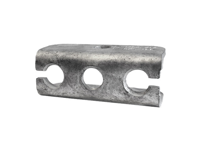 Equalizing yoke U-profile for wire with crimped dome/ball nut