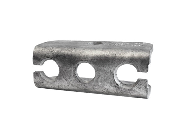 Equalizing yoke U-profile for wire with crimped dome/ball nut