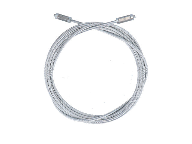 Brake cable Hahn 2500 without sleeve for axle with fastening bolts CC=1900mm