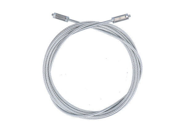 Brake cable Hahn 2500 without sleeve for axle with fastening bolts CC=1900mm