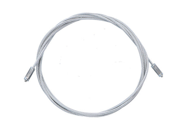 Brake cable Hahn 2300 without sleeve for axle with fastening bolts CC=1600mm