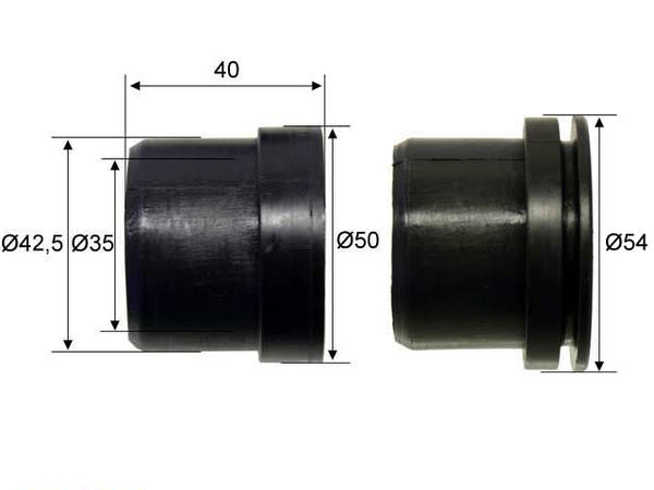 Overrun device bush kit ALKO 30S/60S/90S/120SR Design B before 1992