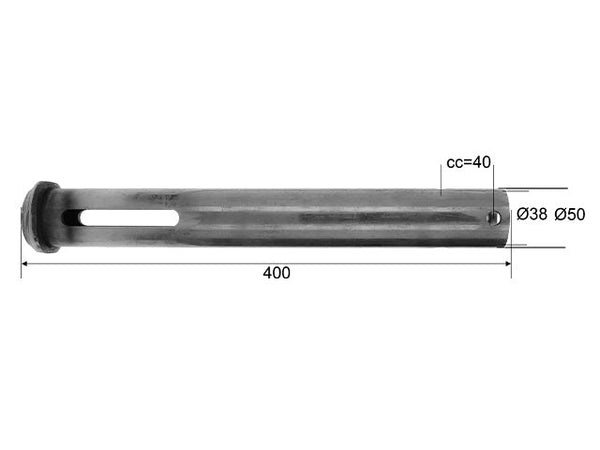 Drawbar BPW ZAF 2.0-2/2.0-3 Ø50