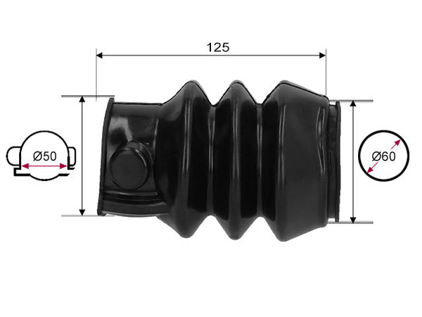 Rubber bellows ALKO