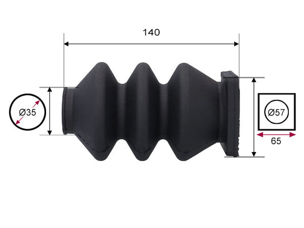 Rubber bellows GSM