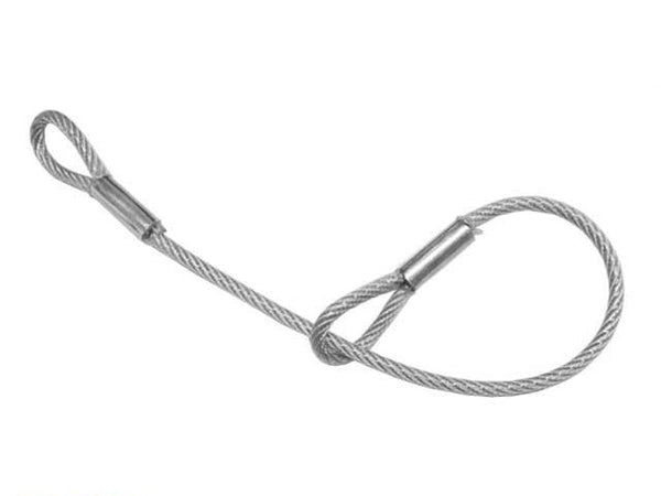 Breakaway cable for unbraked trailer 400 mm
