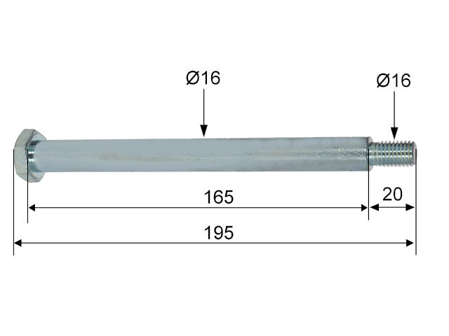 Bearing bolt AL-KO 2,8 VB/1 Ausf. C