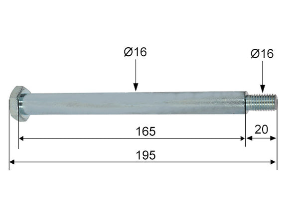 Bearing bolt AL-KO 2,8 VB/1 Ausf. C