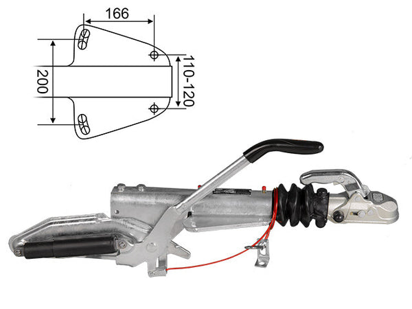 Overrun brake Knott KF30-E 3000 kg GF