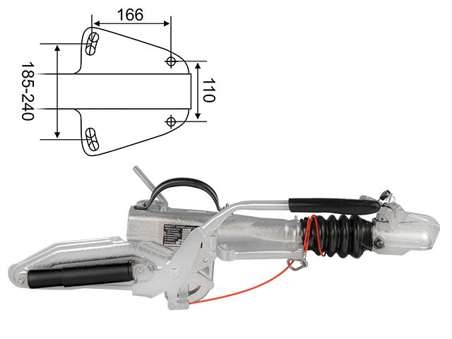 Overrun brake Knott/Avonride KFG27 2700 kg