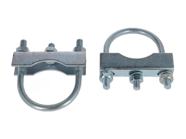 Mounting kit for jockey wheel clamp tube Ø60/70mm (2 pack)