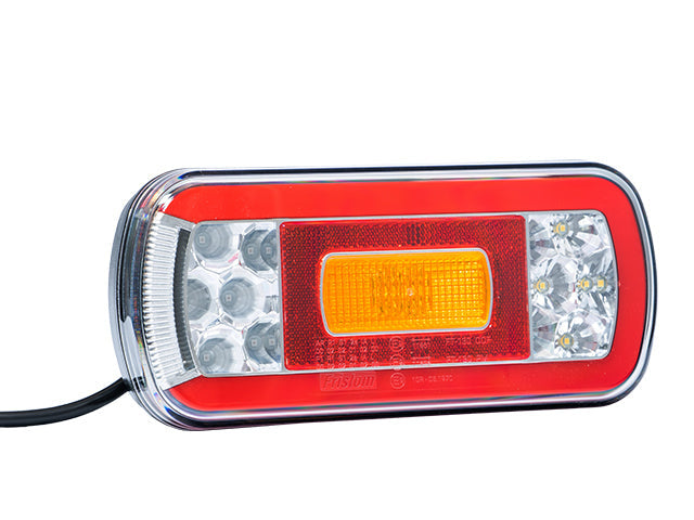 Rear light LED SCANDI-130 Valeryd Right 220x100x50.5 mm 12-24 V