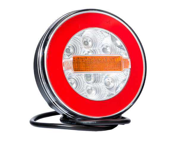 Rear light LED SCANDI-113 Valeryd Universal Ø140x50.5 mm 12-30 V