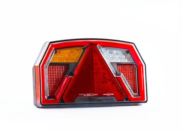 Rear light LED Valeryd SCANDI-372 Left bayonet 6-pol licence plate light