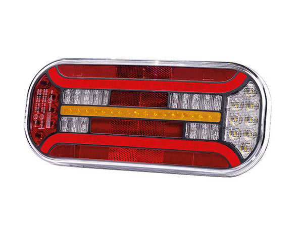 Rear light LED Valeryd SCANDI-600 Left cable licence plate light