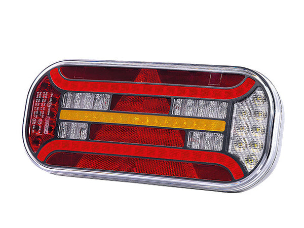 Rear light LED Valeryd SCANDI-610 Left cable licence plate light