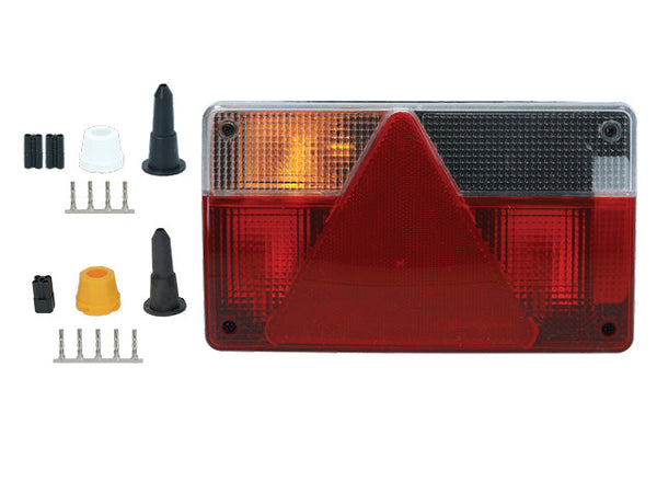 Rear light Ajba 6-function Left bayonet 4(5)-pin 237x138x55