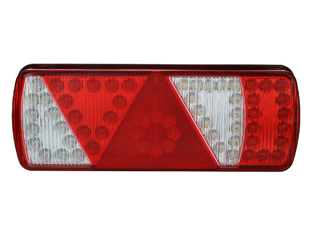 Rear light LED Aspöck Ecoled Left 350x131.8x71 mm 24 V ASS2
