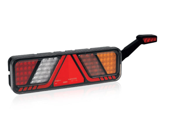 Rear light LED SCANDI-700 Valeryd Right 631.3x138x72.3 mm 24 V CANBUS