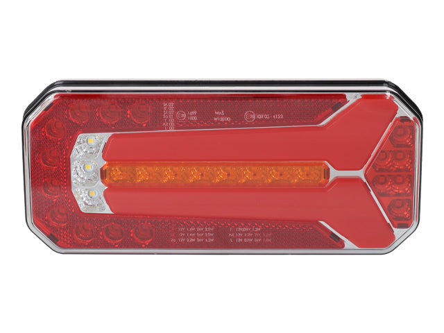 Rear light LED WAS Universal 236×104×49