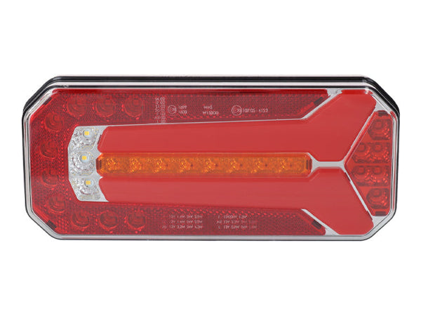 Rear light LED WAS Universal 236×104×49 number plate light