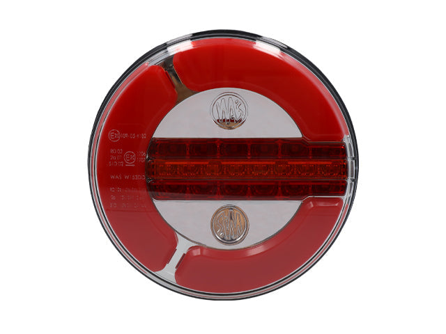LED Tail light WAŚ R/L Ø142x48, 2m Cable