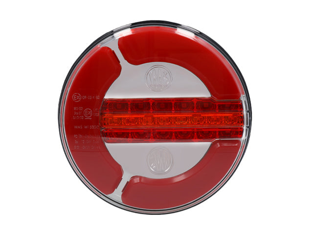LED Tail light WAŚ R/L Ø142x48, Bayonet 4(5)-pin