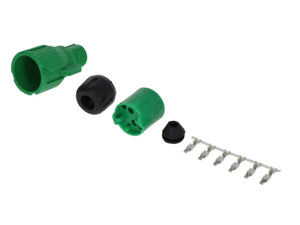 Bayonet Radex 6-pol, right green