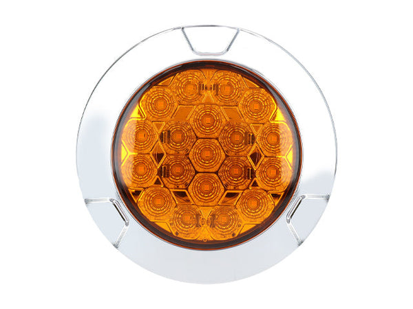 LED Indicators WAŚ R/L 135x37.5 yellow, 2 m Cable