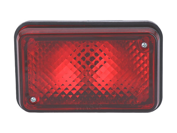 Brake light WAS Universal 136×86×82 red