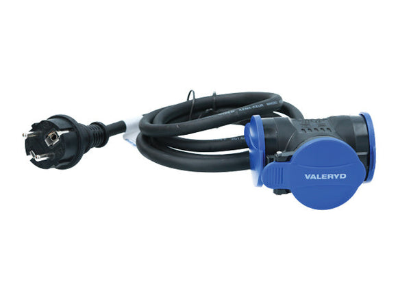 3-way socket 250V 16A IP44 1.5 m