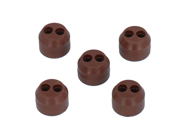 Blanking plug Aspöck Ø2×13 mm brown 5-pack