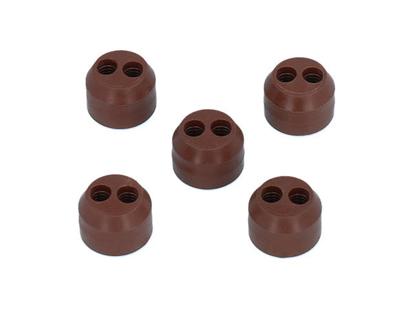 Blanking plug Aspöck Ø2×13 mm brown 5-pack
