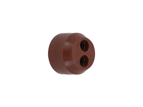 Blanking plug Aspöck Ø2×13 mm brown