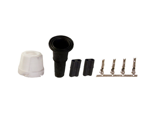 Bayonet connector Ajba/Jokon/Radex 4-pol white external