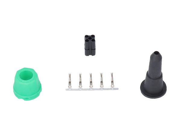 Bayonet connector Ajba/Jokon 5-pol right/green external