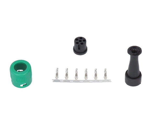 Bayonet connector Jokon 6-pol right/green internal