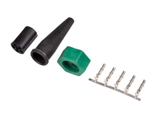 Bayonet connector Valeryd Aspöck/Fristom 6-pol right/green internal