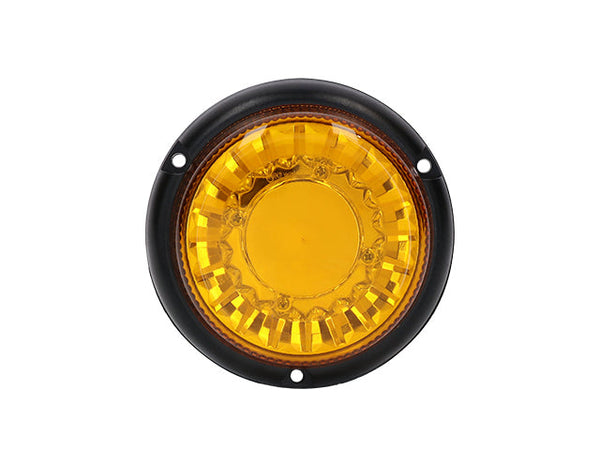 Warning light LED Yellow Screw mount 1.5m cable