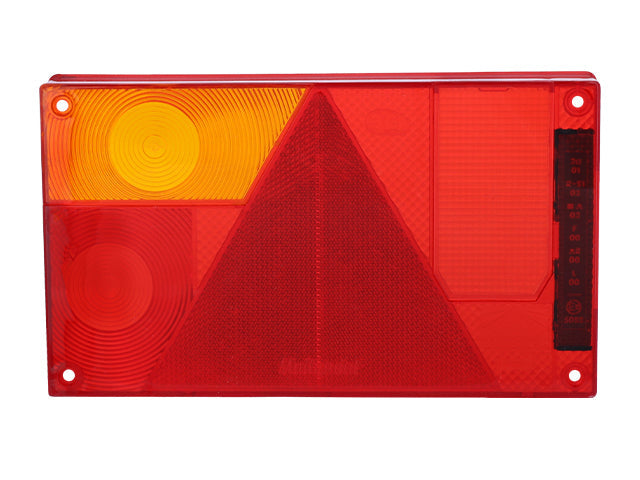 Spare lens rear light Aspöck Multipoint Left 240x140x52