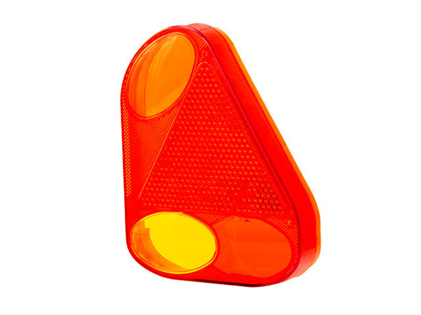 Spare lens rear light Jokon Ear Right 220x175x53 orange