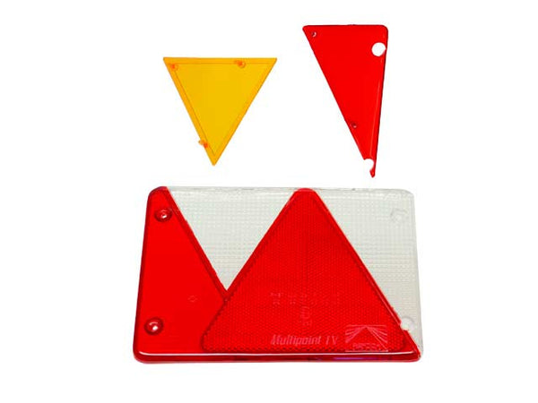 Spare lens rear light Aspöck Multipoint 4 Left 200x136x59 license plate light for 3010048